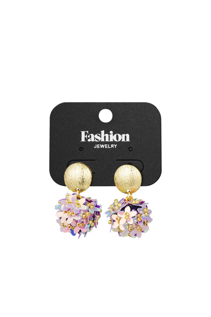 Pop of colour earrings
