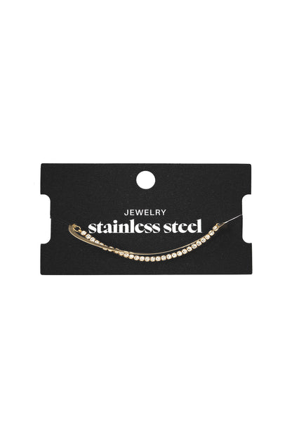 double bracelet with diamonds