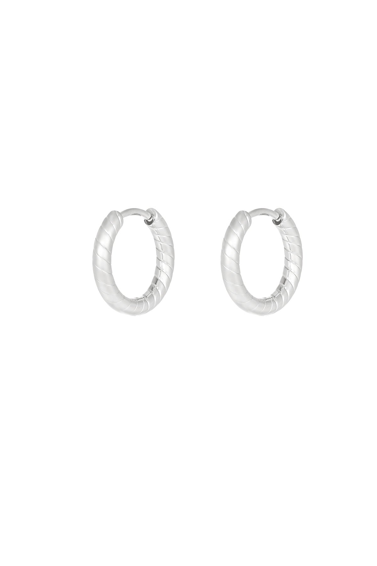 refined relief earrings