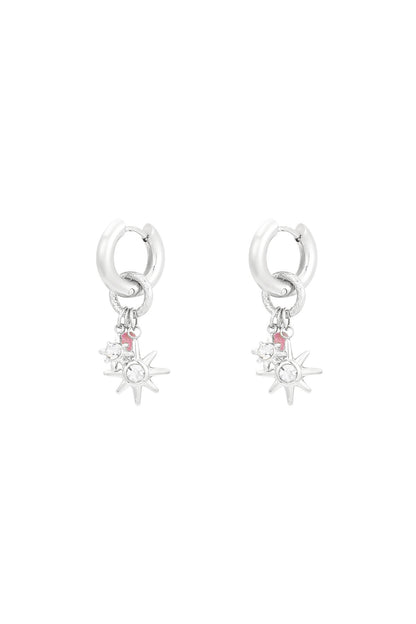 earrings pink starlight