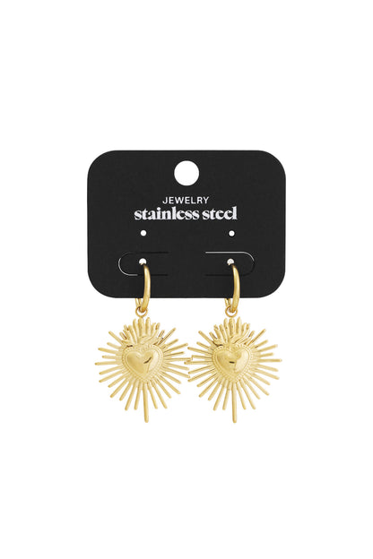 earrings milagros heart