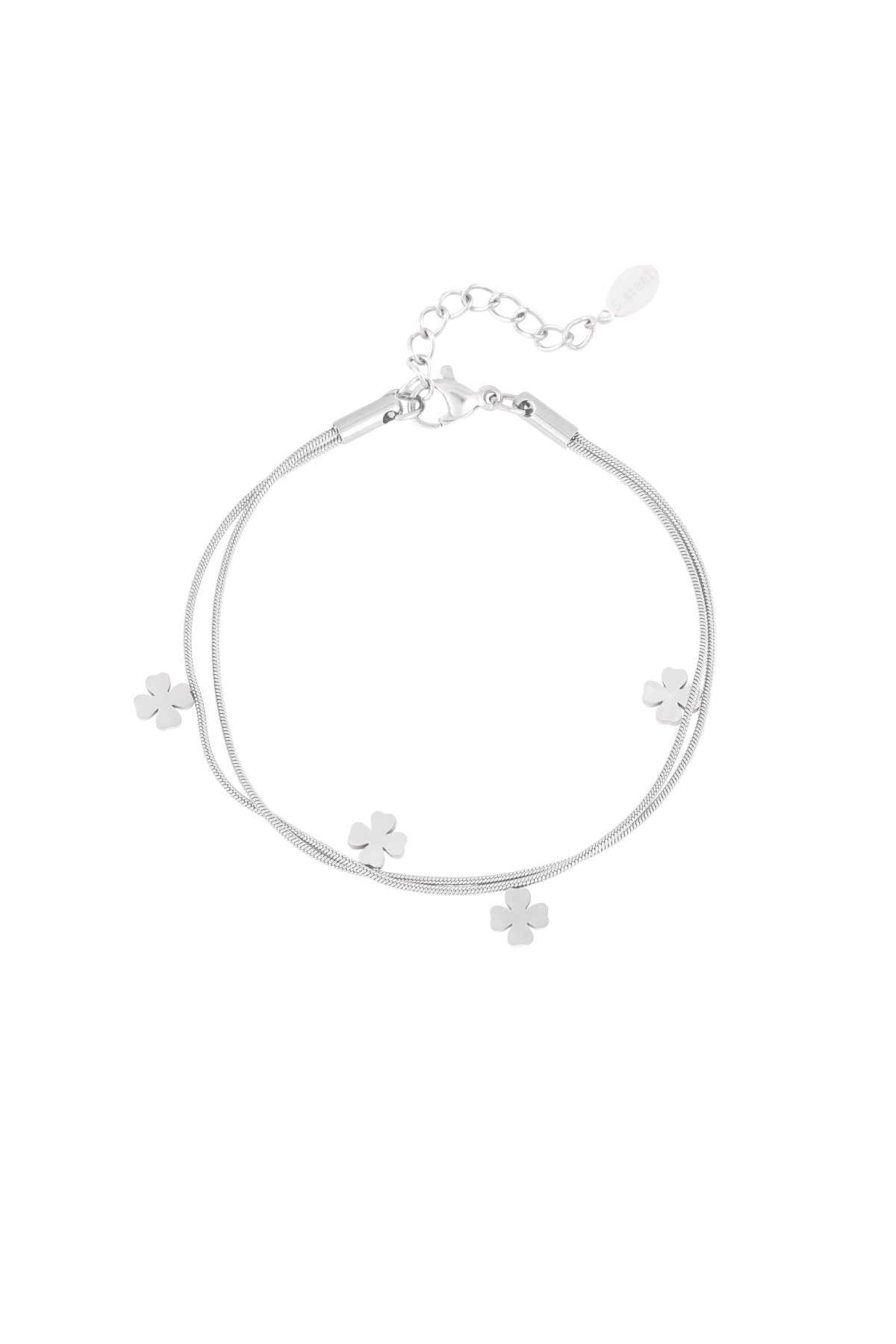 double clover bracelet