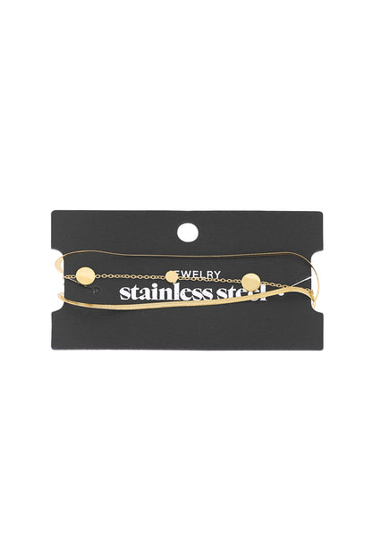 double coin bracelet
