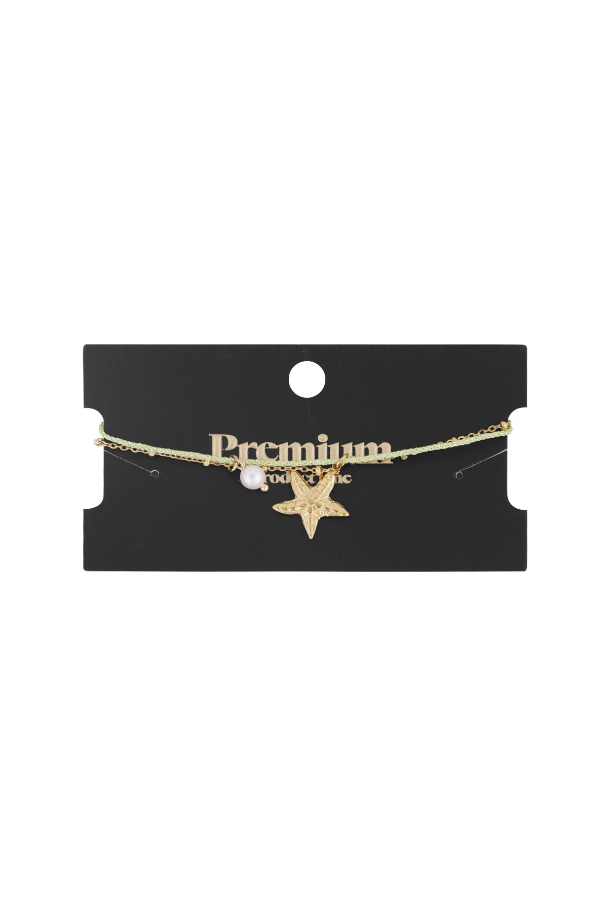 bracelet starfish pearl