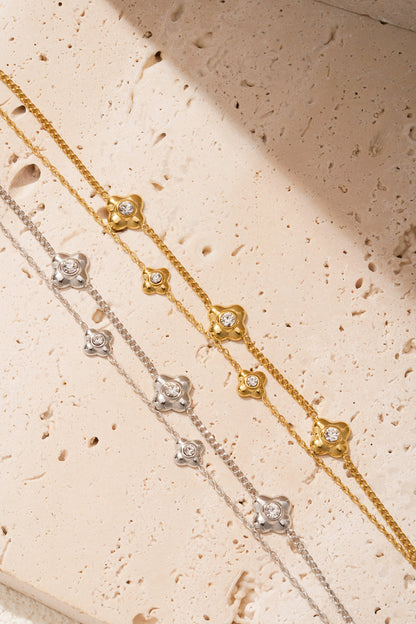 flowery bracelet