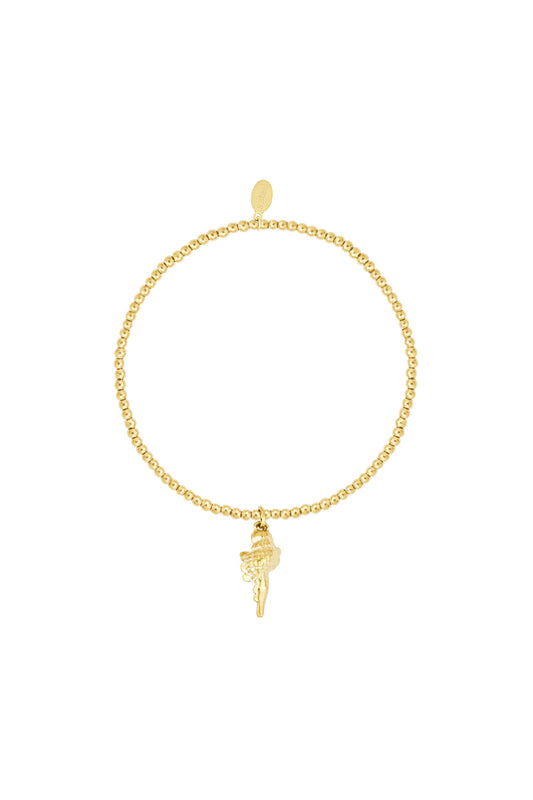 simple seashell bracelet