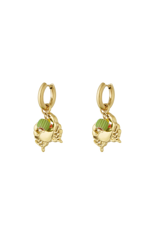 crab earrings