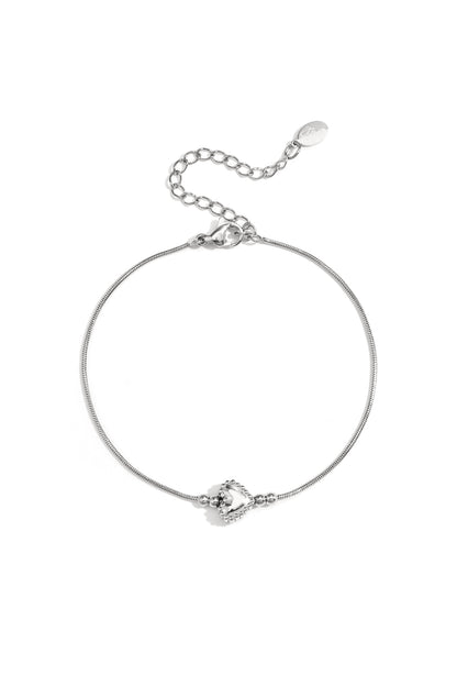 Minimalistisches Armband mit verziertem Herz