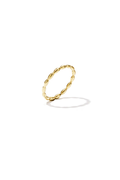 Minimalistischer Ring mit Blasen-Effekt
