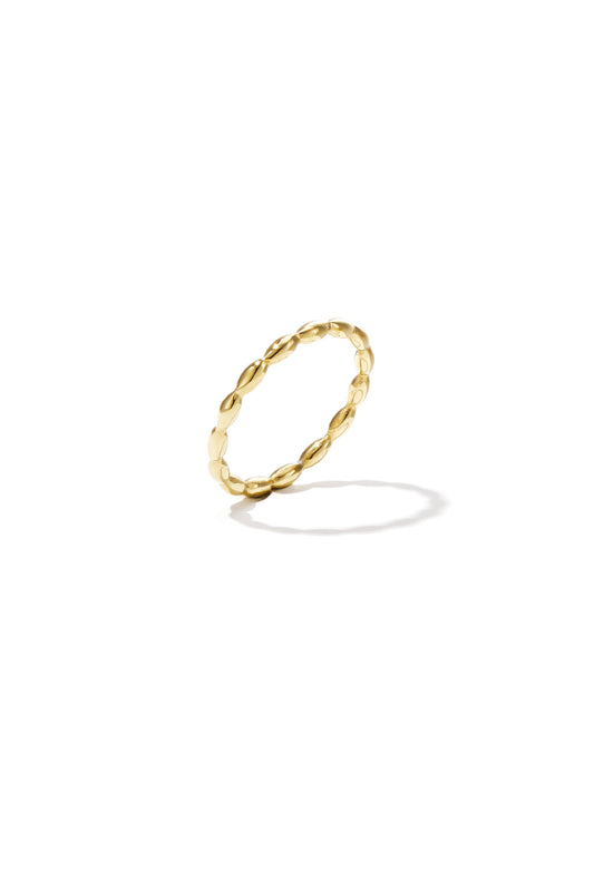 Minimalistischer Ring mit Blasen-Effekt
