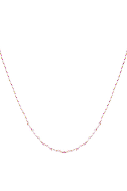 Cotton Chain Necklaces mixed color Casual Daily