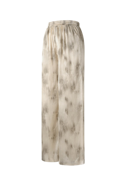 Woven Casual Women's Wide Leg Pants Tie-dye Spring/Summer