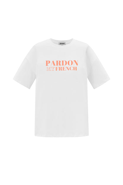 Cotton Women's T-shirt Casual Letters