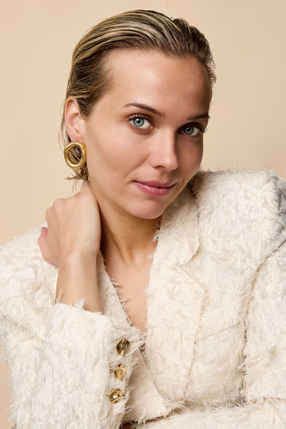 Stud Earrings irregular shape Casual Daily Simple Series Women's jewelry