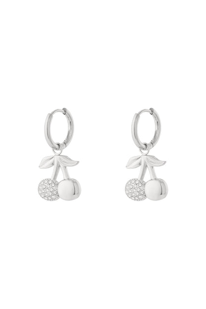 Cherry sparkle earrings