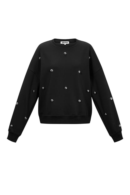Sweater with studs