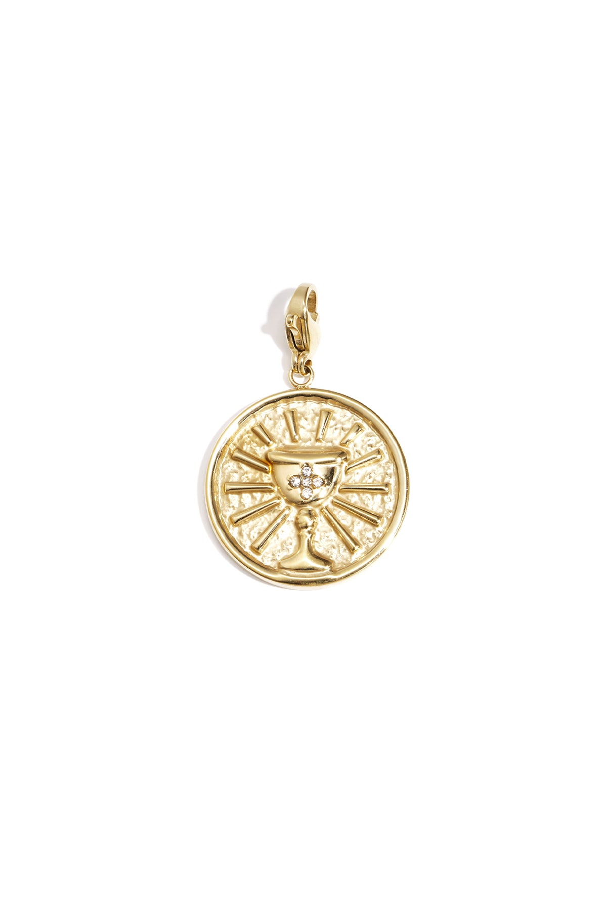 Jewelry charm cup on coin DIY