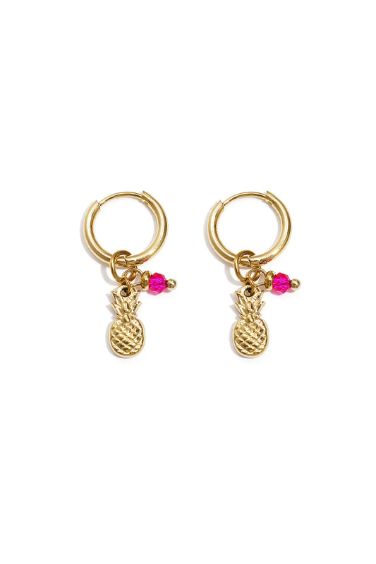 earrings pineapple aura