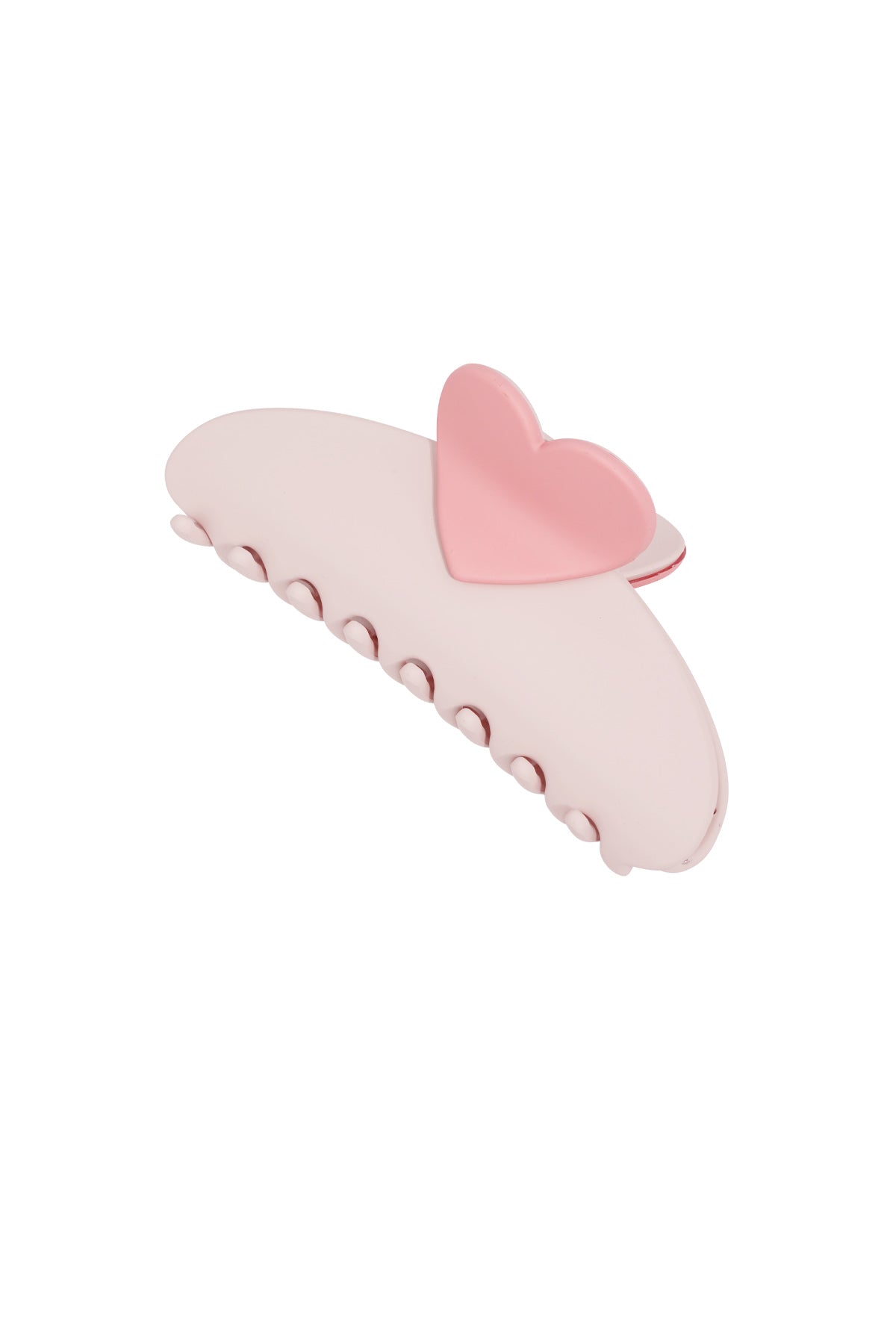 hair clip with heart detail