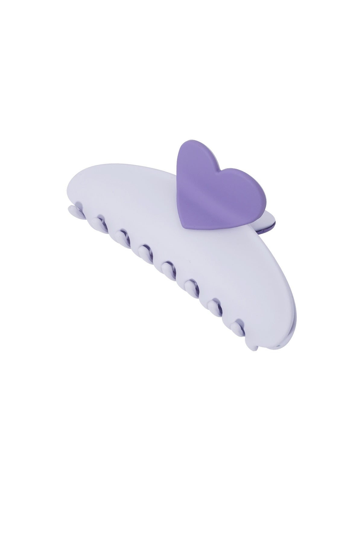 hair clip with heart detail