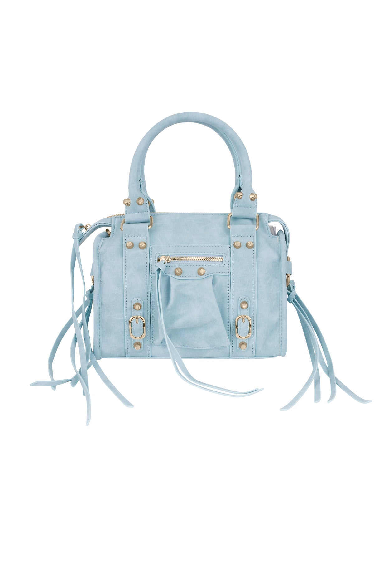 Tasche mit Fransen und Frühlingsakzent