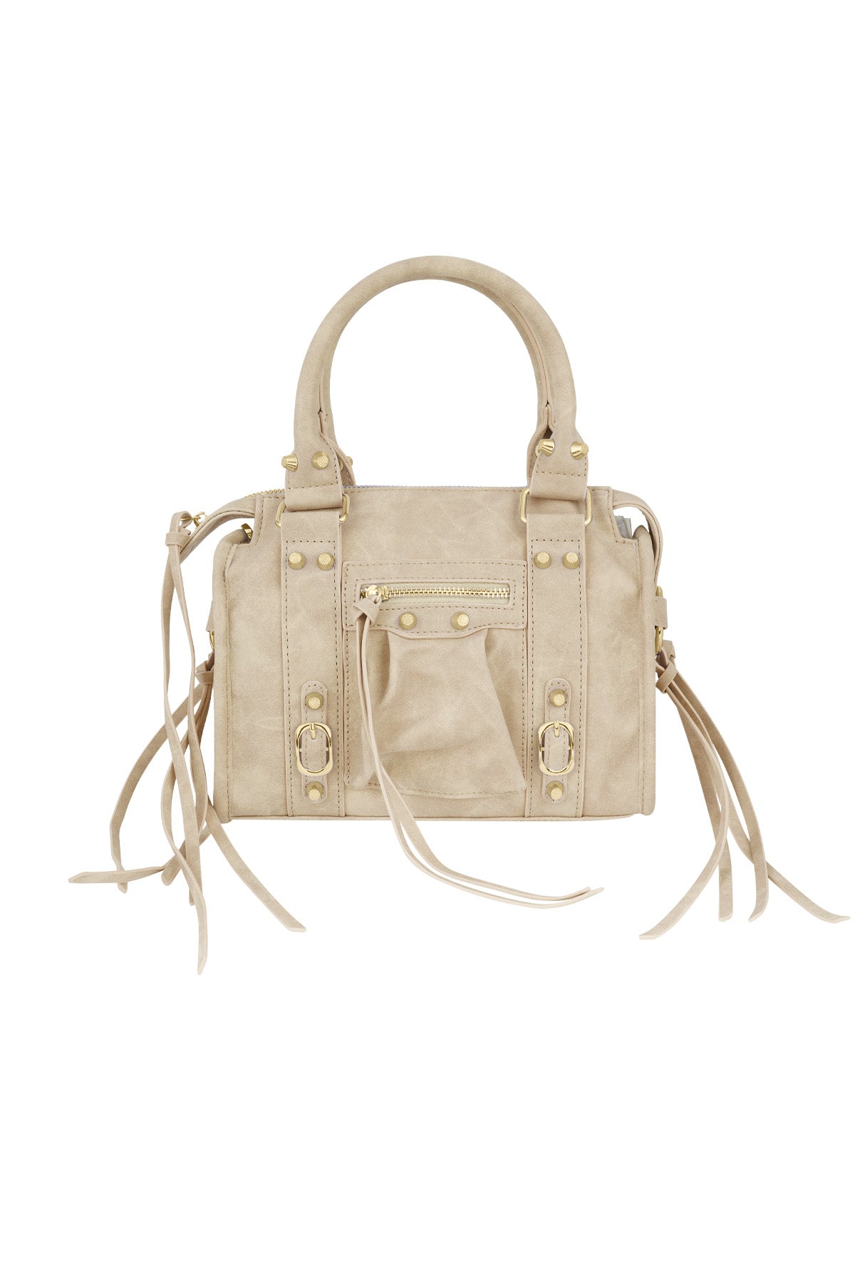 Tasche mit Fransen und Frühlingsakzent