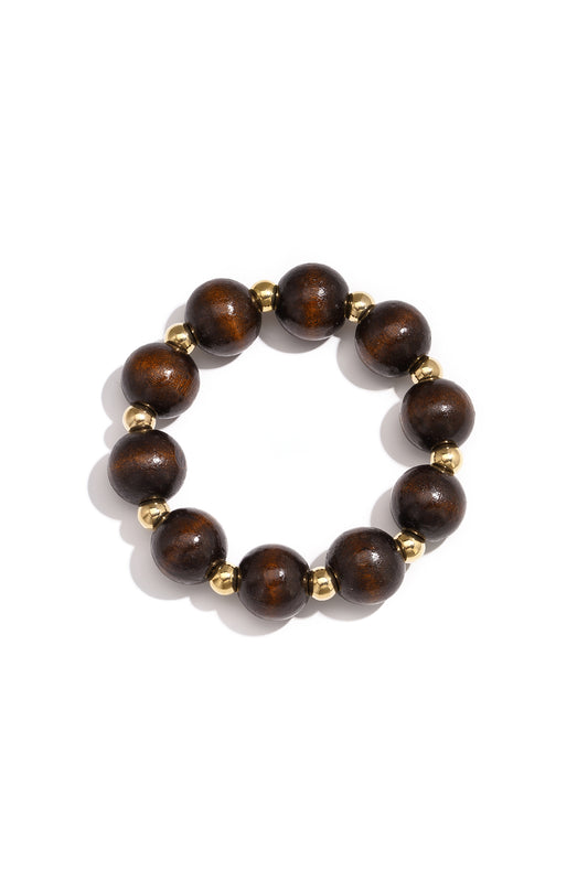 Armbänder aus Holzperlen, schlichte Alltags-Serie, Damenschmuck