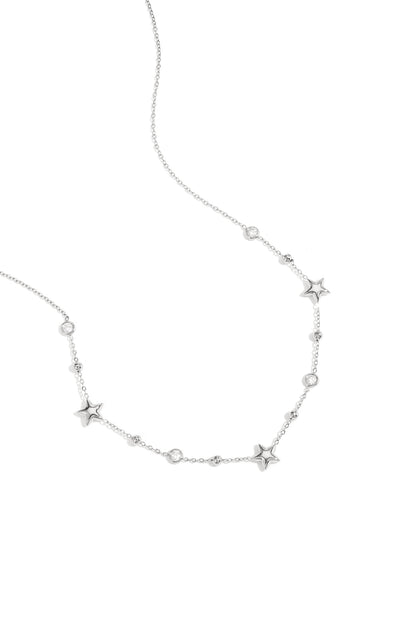 Necklace with stars and stones