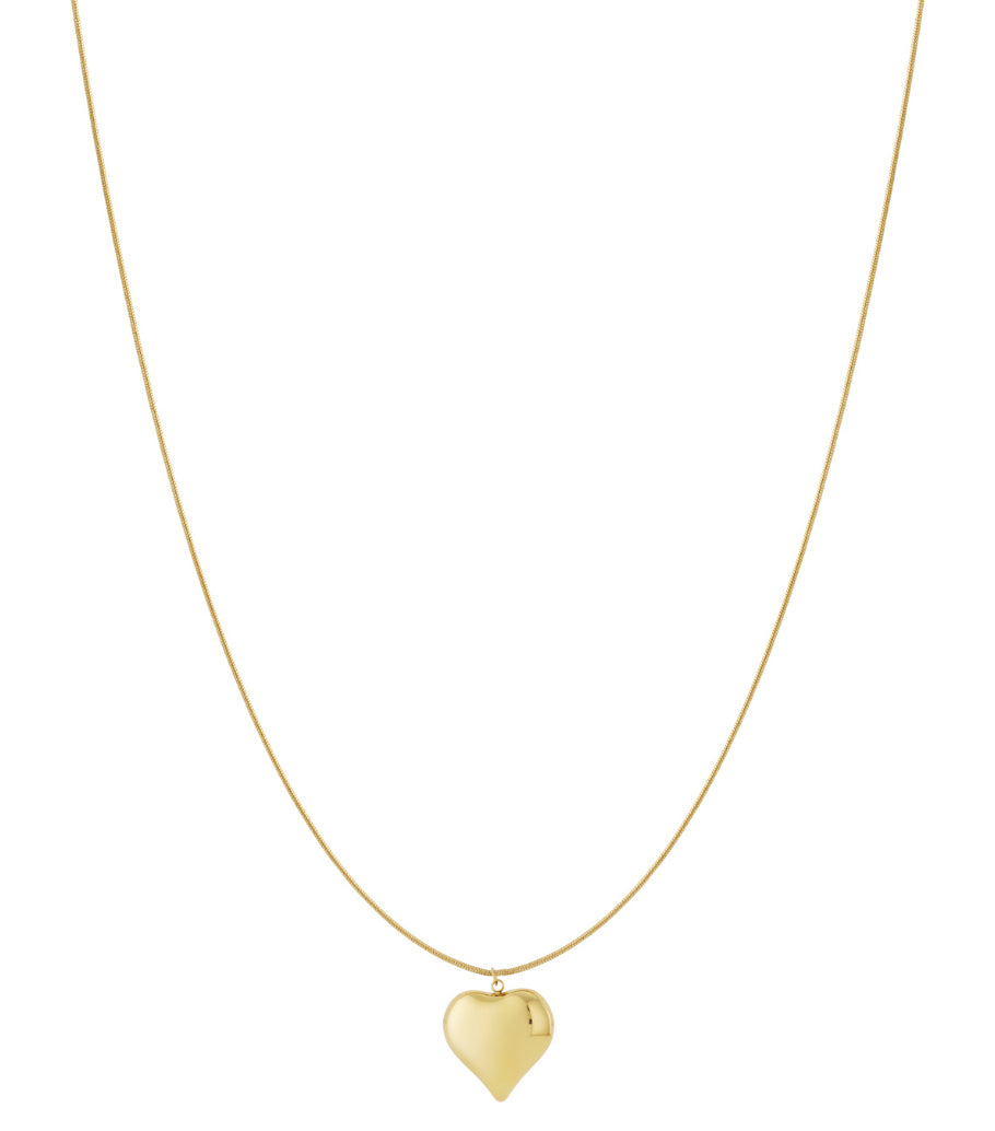 Pregnancy necklace heart