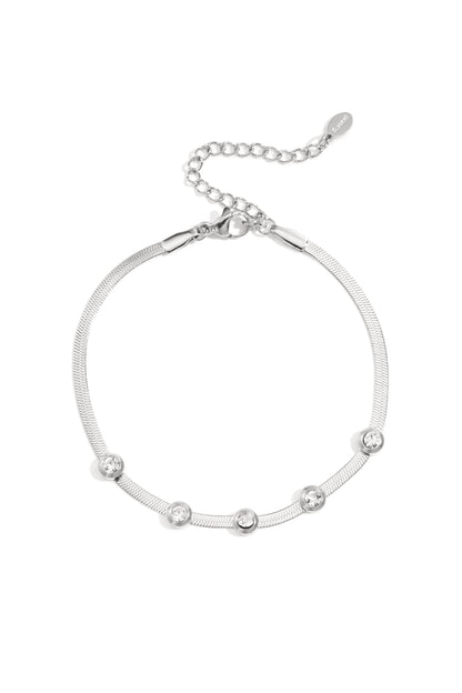 Rhinestone Chain Bracelets Chain Casual Daily Simple Series Women's jewelry