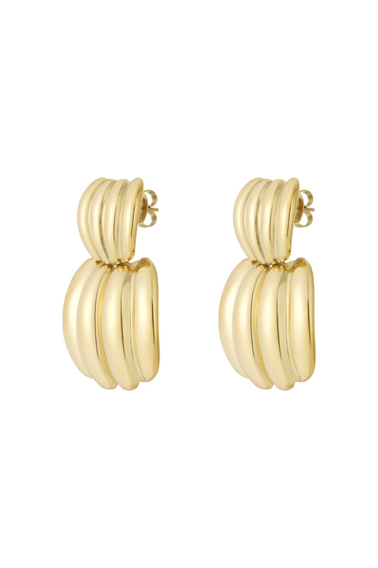 Stainless Steel Stud Earrings Geometric Casual Daily Simple Series Women's jewelry