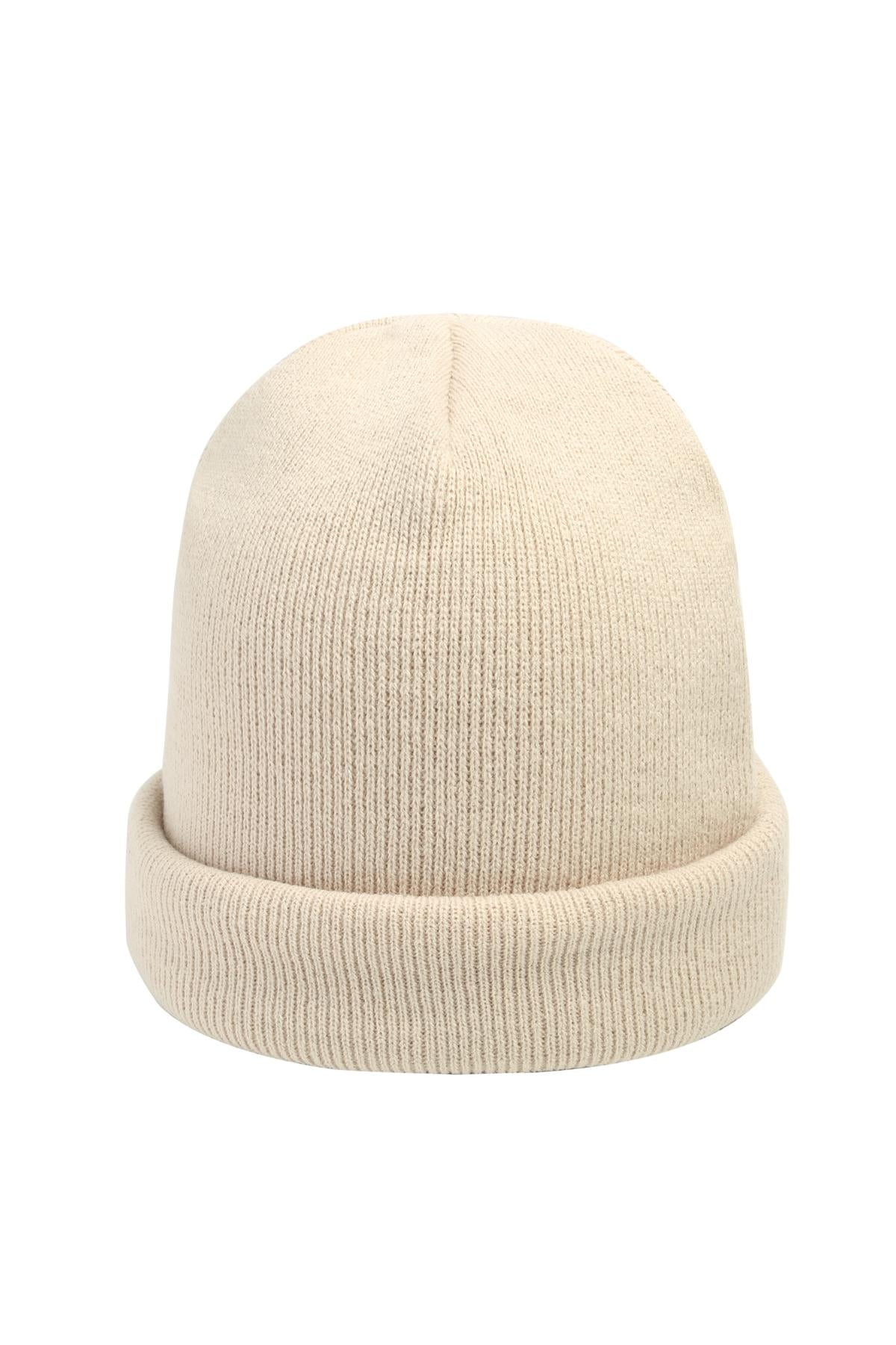Beanie Rainbow Colors Pale Pink Acrylic