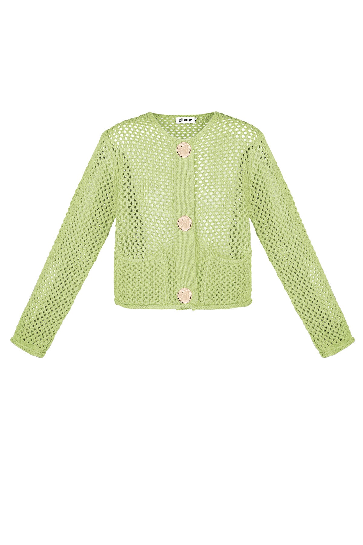 Knitted Polyester Women's Cardigan Open Front Crochet Pattern