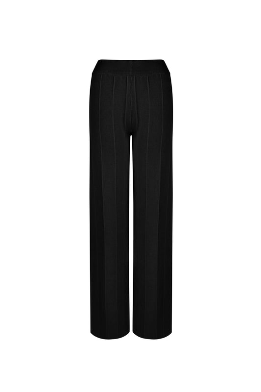 Viscose Women's Wide Leg Pants Conservative Solid Color