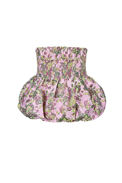 Silk Blend Sleeveless Top Peplum Spring/Summer