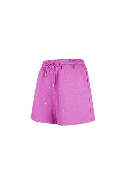 Cotton Women's Casual Shorts Drawstring Waist