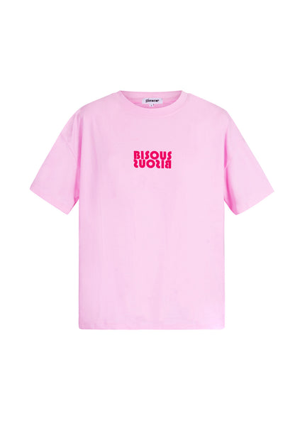 Cotton Women's T-shirt Oversized Logo Print
