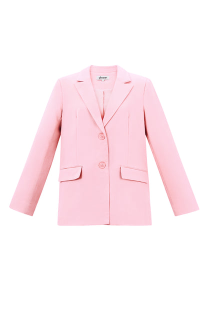 Polyester Women's Suit Set Tailored Bow Detail