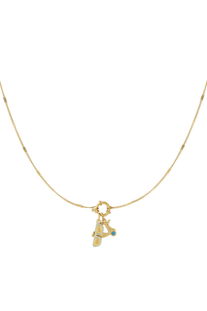 Scooter DIY necklace