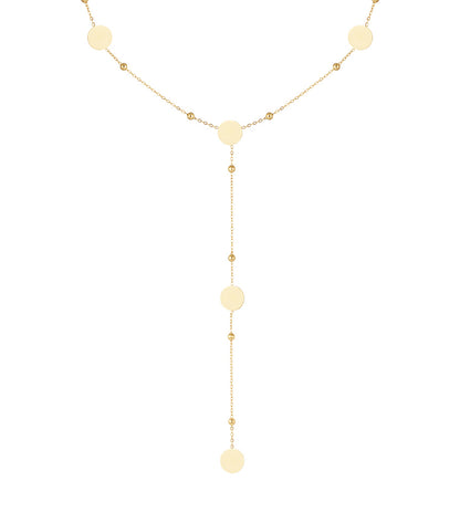 long necklace circles all over