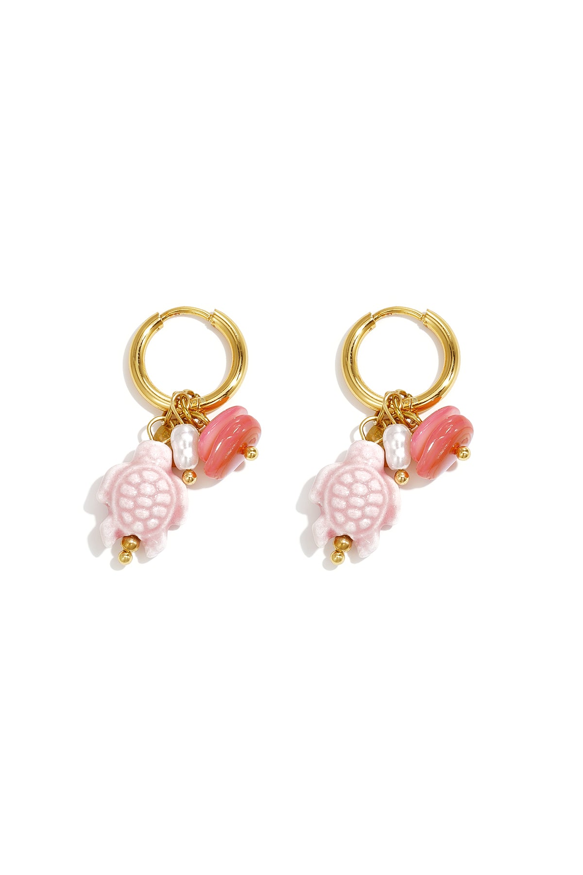 Ohrringe aus 14-karätig vergoldetem Edelstahl mit Tiermotiven – ideal für Urlaub, Feiern und romantische Anlässe. Damenschmuck.