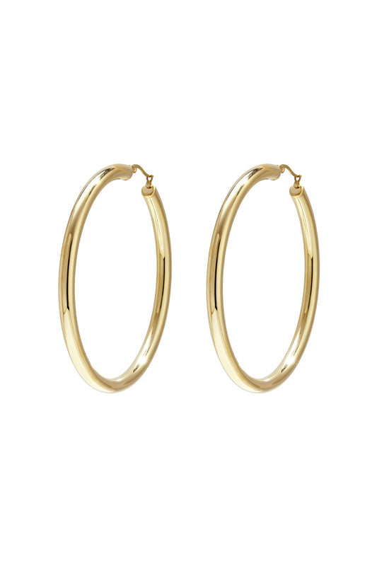 Edelstahl-Creolen, Casual Daily Simple Serie, Damenschmuck