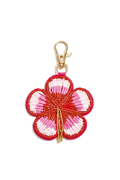 Taschenanhänger, Blumen, lässiges Glas, Alltagsaccessoires