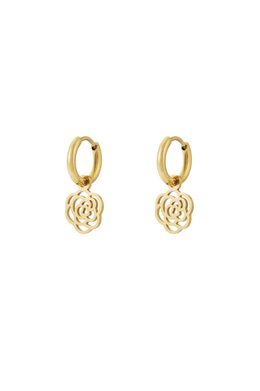 Roses earrings