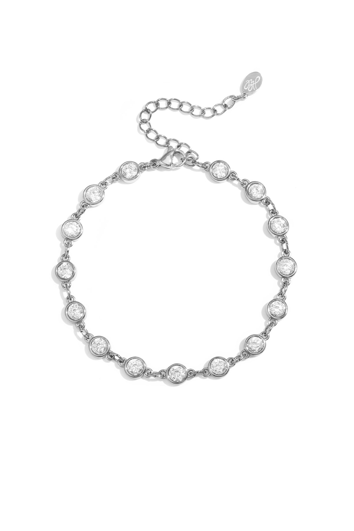 Armband mit runden Zirkonia-Steinen