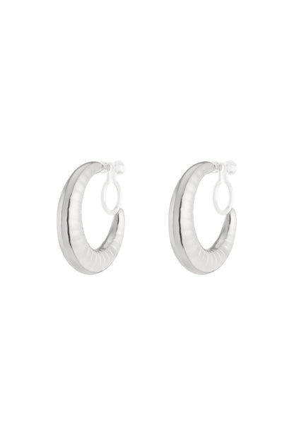 Bold hoop clip Earrings
