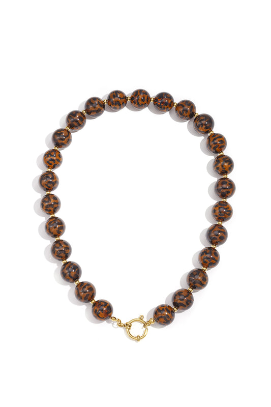Acrylic Beaded Necklaces Beads Retro Daily Classic Series Women's jewelry-16mm
