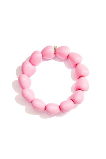 Armband mit kleinem Herz aus 13 Perlen