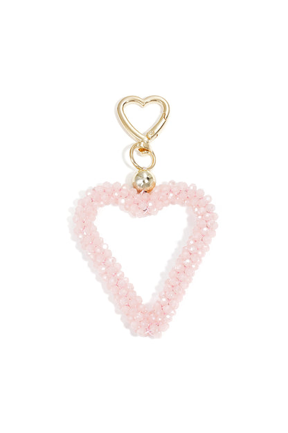 Keychain Heart Casual Crystal Daily Accessories