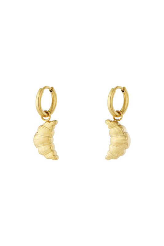 Mini Croissant Earrings
